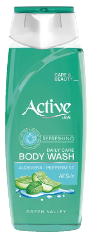 ACTIVE Гель для душа парфюмированный CARE & BEAUTY "Освежающий" 400 мл