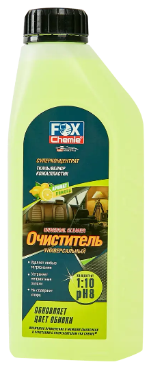 FOX CHEMIE Очиститель салона "Universal cleaner" концентрат 1 л