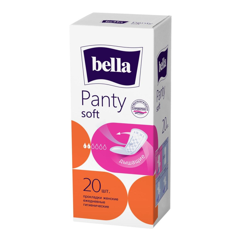 BELLA Прокладки гигиенические Panty Soft, 20 шт