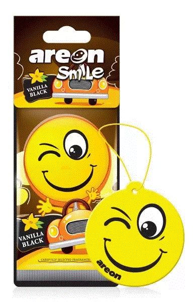 AREON Ароматизатор SMILE RING Vanilla Black 1/120