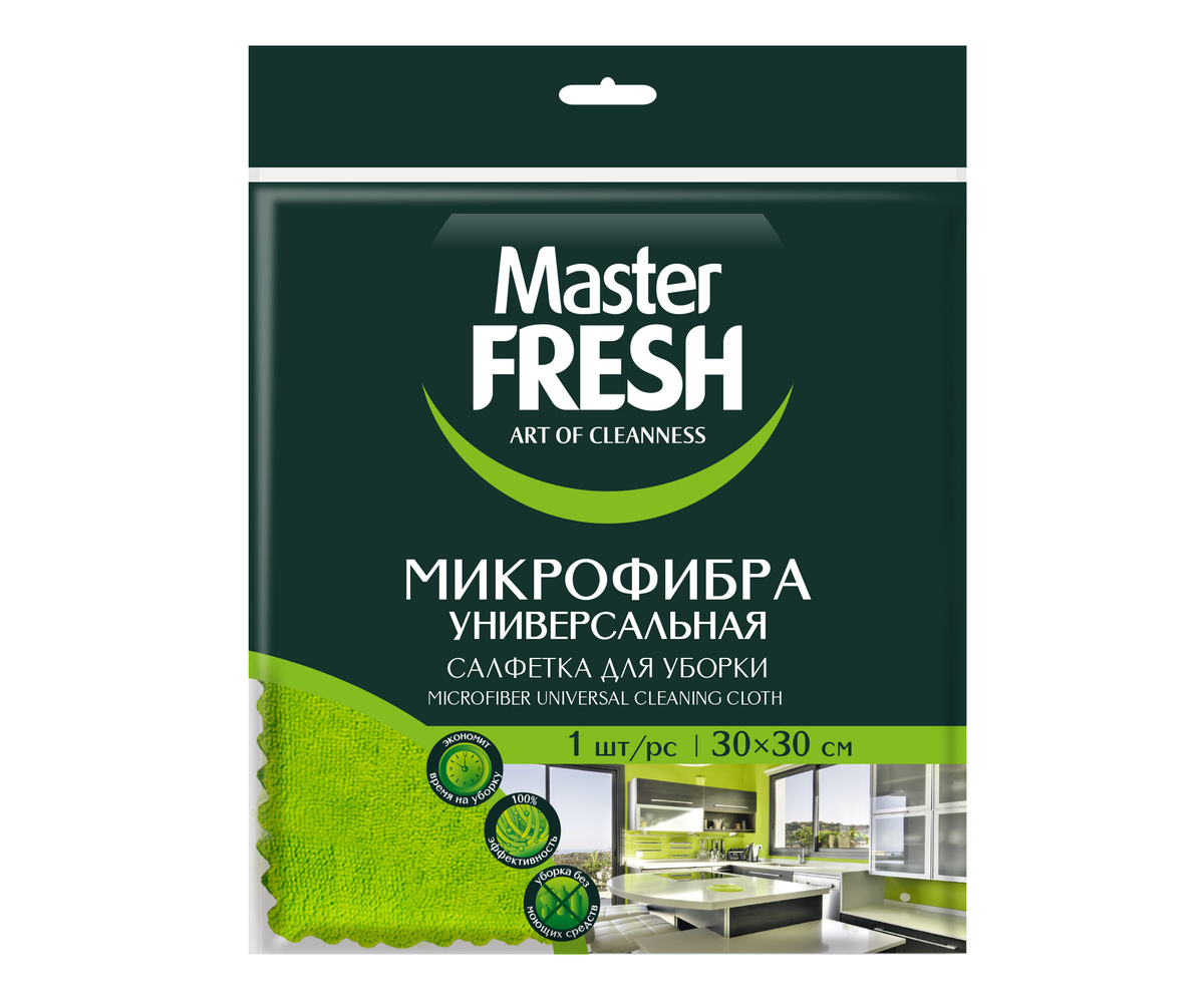 MF Салфетка из микрофибры универсальная для уборки 30х30 