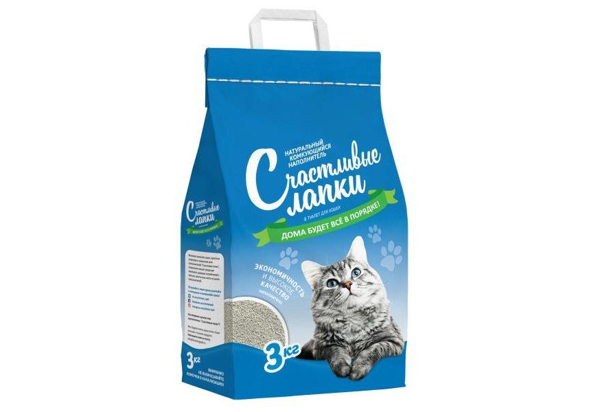 СЛ Наполнитель комкующийся 5л/3кг 