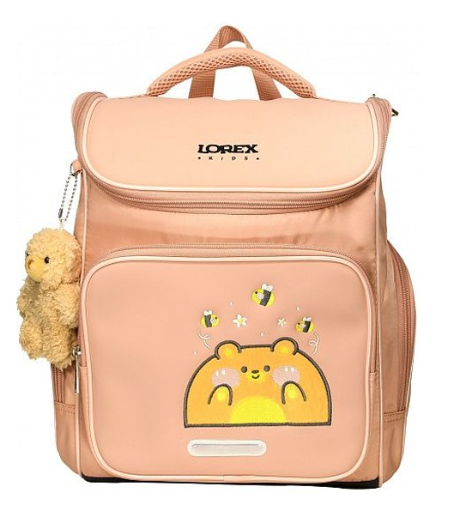 Рюкзак LOREX KIDS CLASSIC COOKIE BEAR 16 л бежев. 36x28x16 жестк. каркас 1 отд. молния держатель для