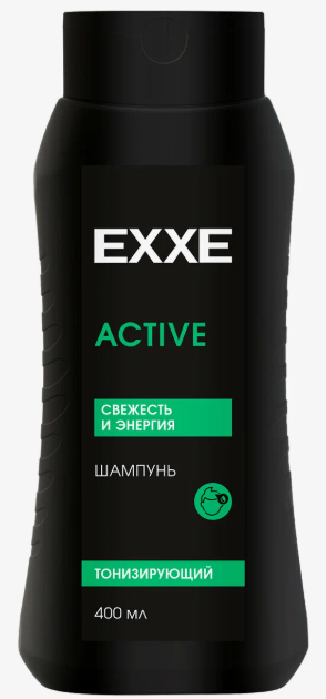 EXXE Шампунь для волос MEN ACTIVE Тонизирующий 400 мл