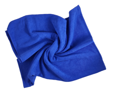 AUTECH Полотенце оверлочное для сушки PROFI-MICROFASERTUCH 55х80 см, синее, 400гр/м2 