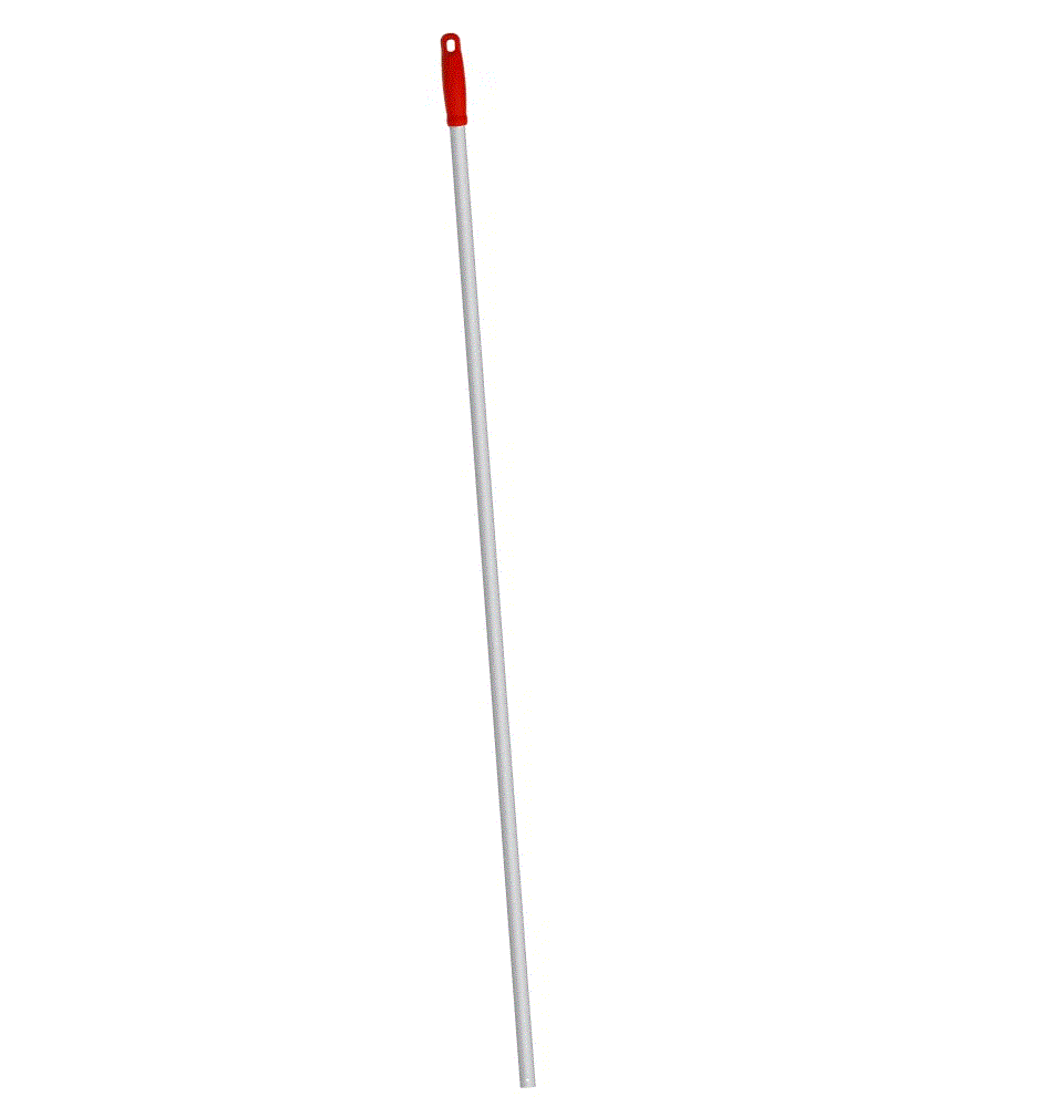 Ручка для держателя мопов, 140см, d=23,5мм, аллюм. красная