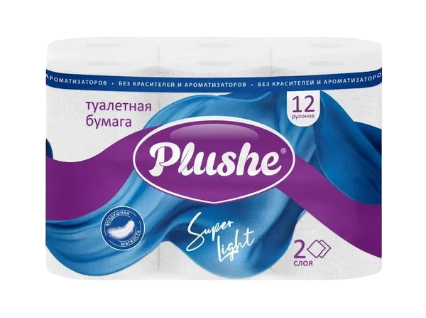 PLUSHE Туалетная бумага, 