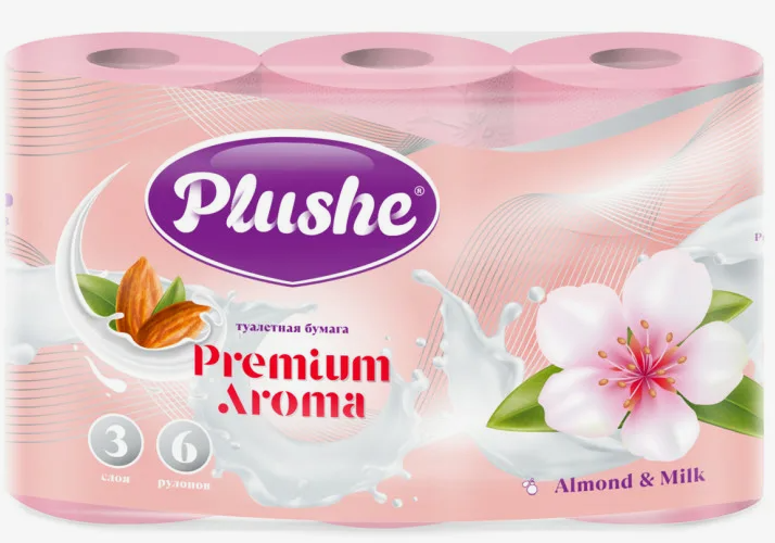 PLUSHE Туалетная бумага, 