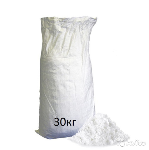 Соль техническая в мешках 25 кг помол № 3 