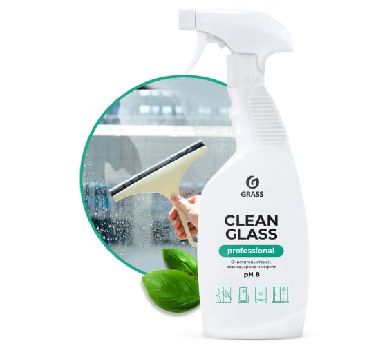 GRASS Очиститель стекол «Clean Glass» Professional 600 мл 