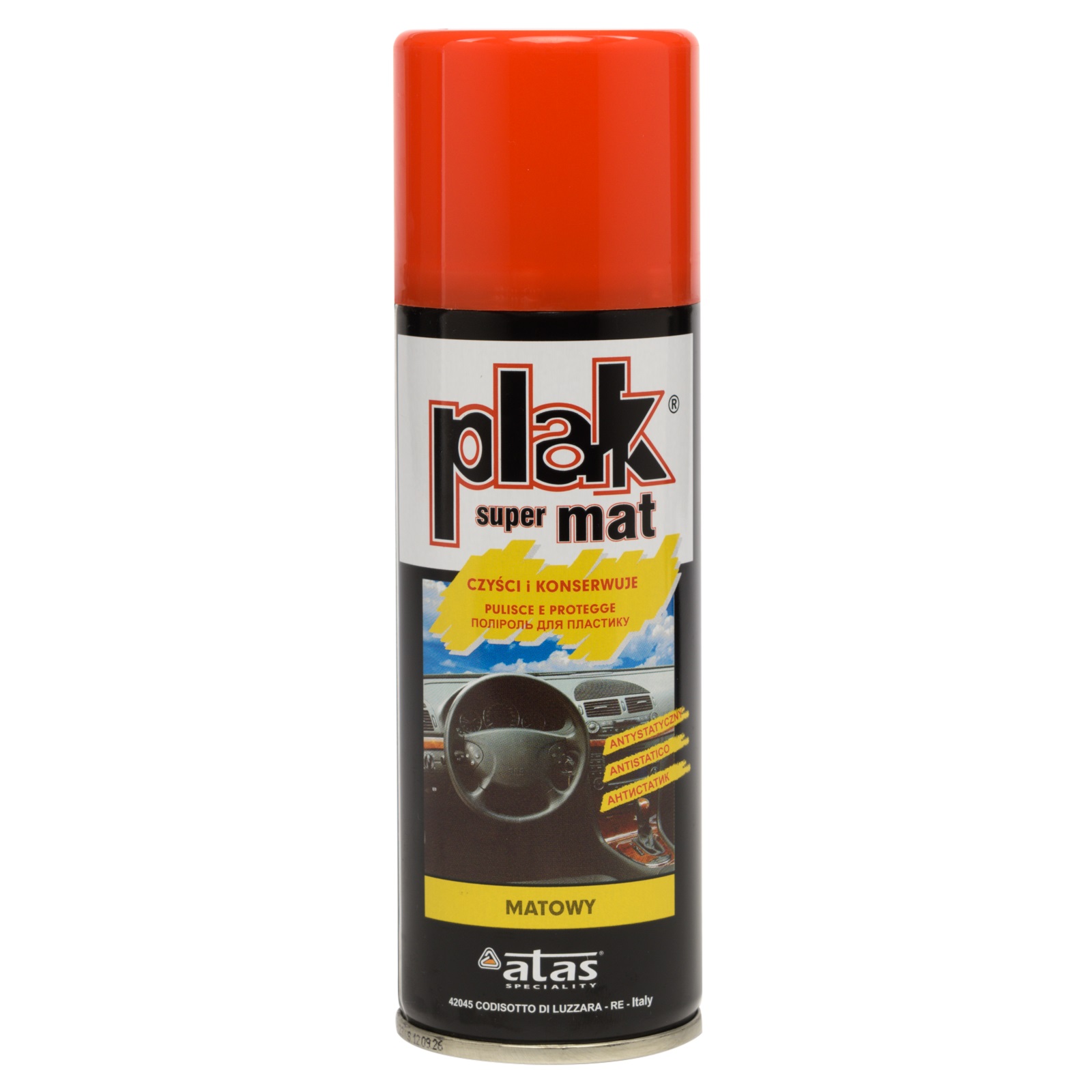 PLAK Полироль-реставратор пластика Клубника аэр. 200 мл