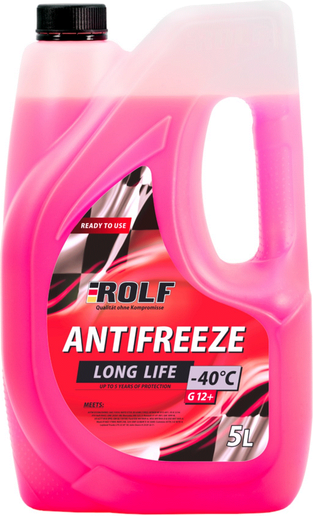 ROLF Жидкость охлаждающая низкозамерзающая "Antifreeze G12+ Red"5л