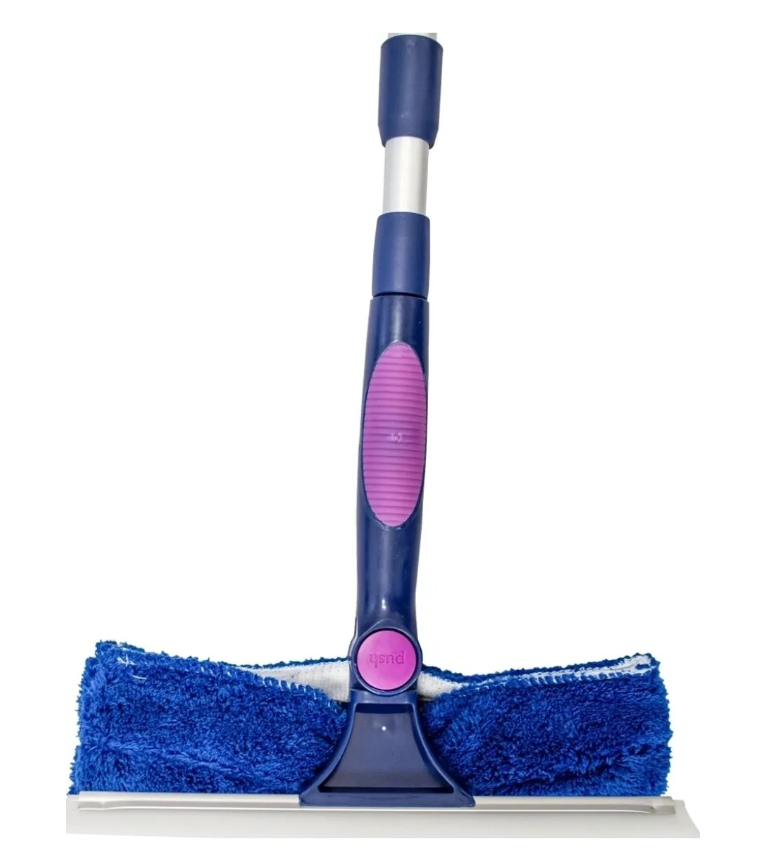 CITY UP Водосгон с микрофиброй и телескоп. ручкой 77х25/137 см