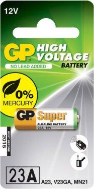 GP SUPER Батарейки Alkaline 23A-5BL АА 1ш т