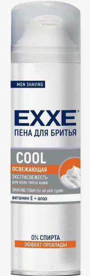 EXXE Пена для бритья Классик COOL Освещающая 200 мл 