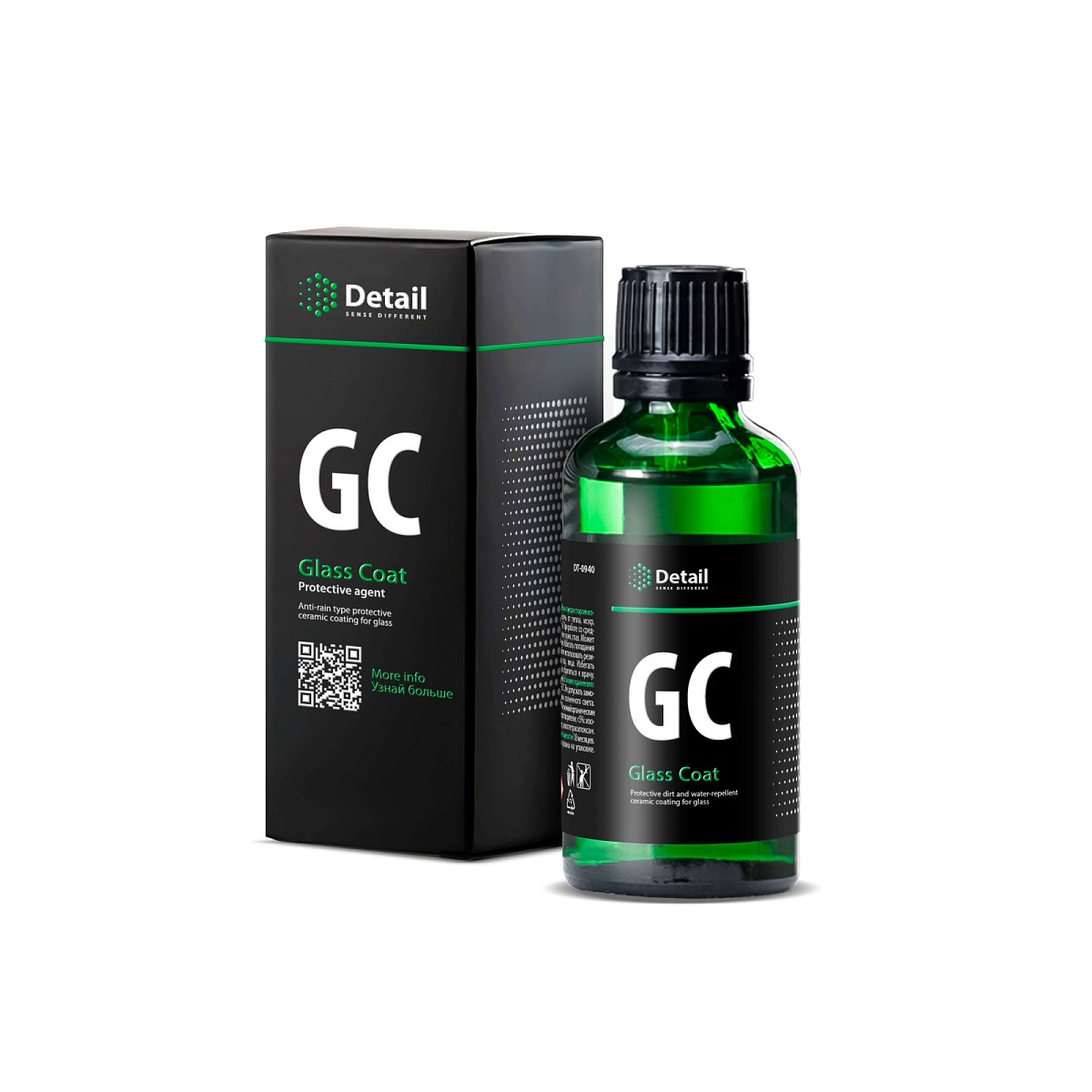 DETAIL Керамическая защита стекла антидождь GC 