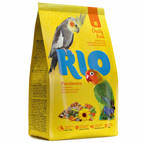 RIO Корм для средних попугаев Основной 500гр