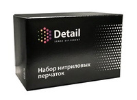 DETAIL Перчатки нитрил. в коробке (три пары M,L,XL)