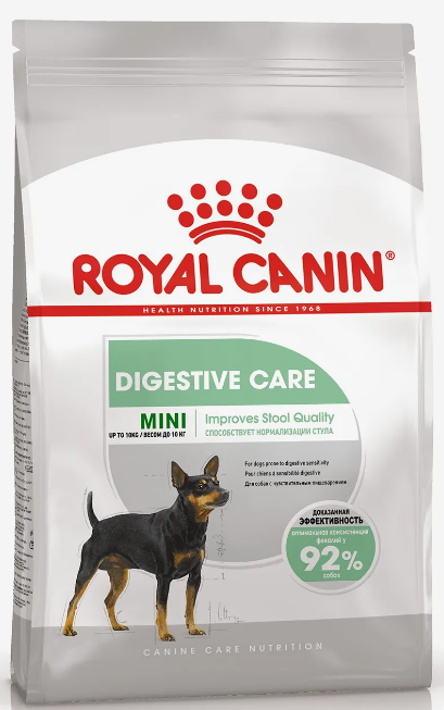 ROYAL CANIN Корм для привередливых собак с 10мес. Мини Дайджестив 1 кг 