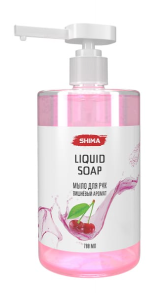 SHIMA LIQUID SOAP Мыло жидкое Вишневый аромат 700мл 