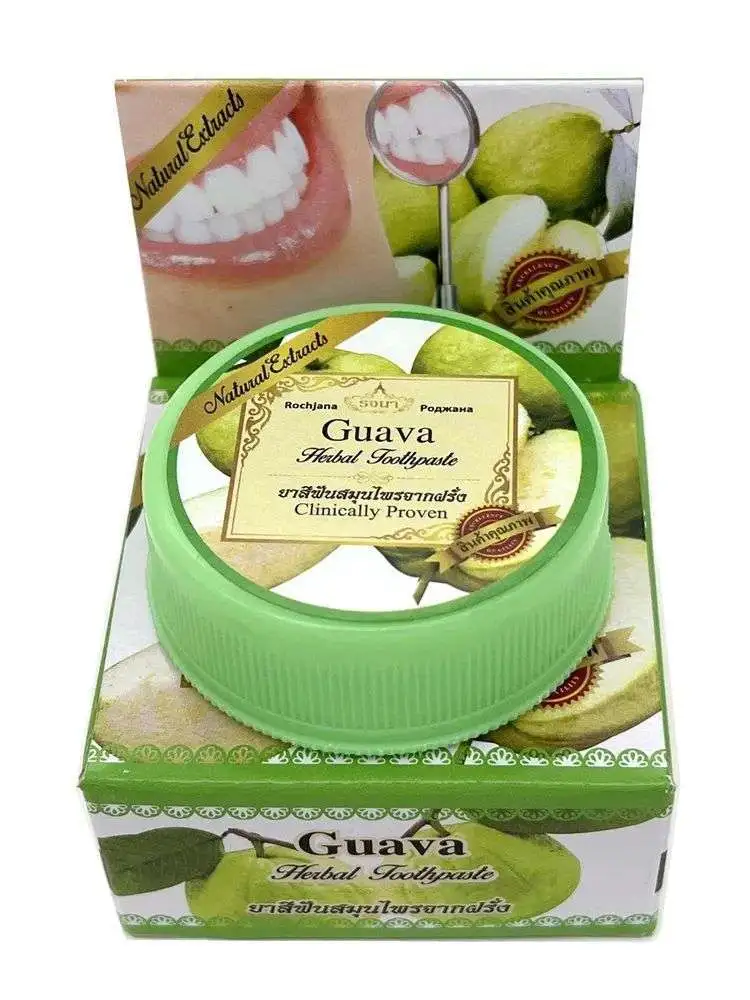 ROCHIANA Зубная паста травяная отбеливающая,Тайская Гуава  30 гр 